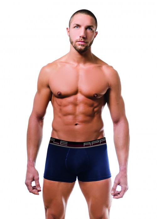 Ανδρικό Boxer μαρίν με μπορντώ