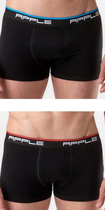 Ανδρικό Boxer Apple 2άδα μαύρο