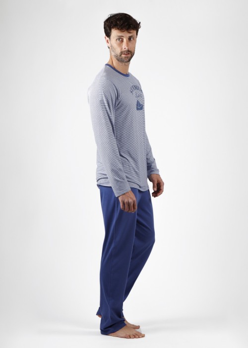Men's Summer Vibes Ανδρική πυτζάμα μπλε