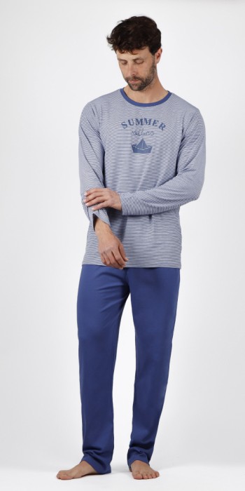 Men's Summer Vibes Ανδρική πυτζάμα μπλε