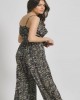 Ble Resort Collection Γυναικεία Αμάνικη Ολόσωμη Φόρμα Μαύρη