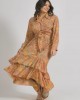 Ble Resort Collection Maxi Φούστα σε Πορτοκαλί χρώμα