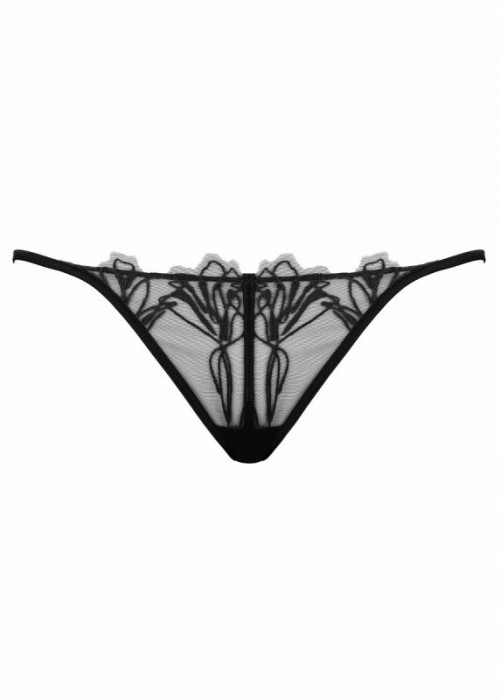 String δαντέλα μαύρο