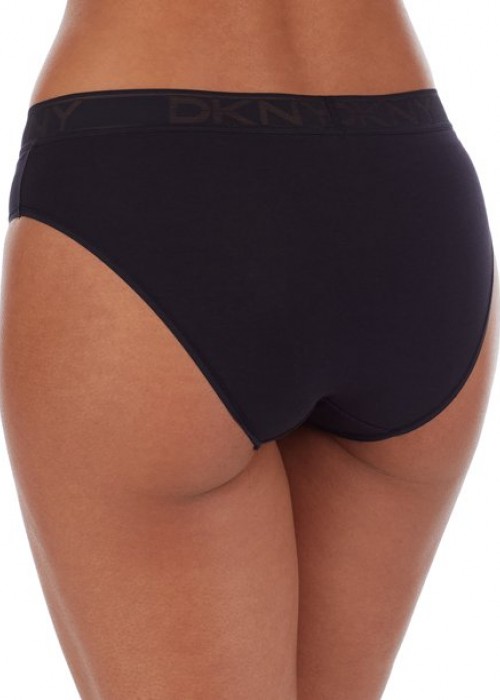 σλιπ  donna karan σε brief μαύρο χρώμα από γνήσιο βαμβάκι