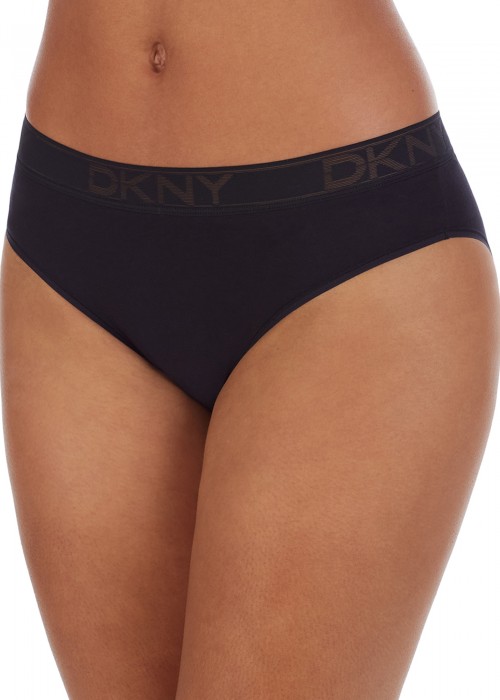 σλιπ  donna karan σε brief μαύρο χρώμα από γνήσιο βαμβάκι
