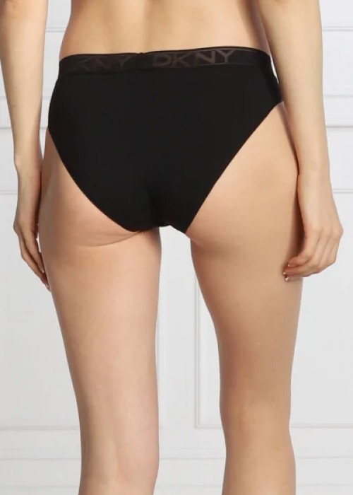 σλιπ  donna karan σε brief μαύρο χρώμα από γνήσιο βαμβάκι