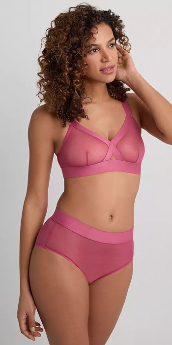 Διαφανές τρίγωνο σουτιέν DKNY ροζ DK4084 Διαφανές τρίγωνο σουτιέν DKNY ροζ DK4084