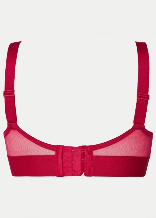 Διαφανές τρίγωνο σουτιέν DKNY κόκκινο DK4084