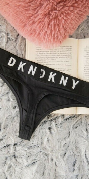 Dona karan string μαύρο Dona karan string μαύρο