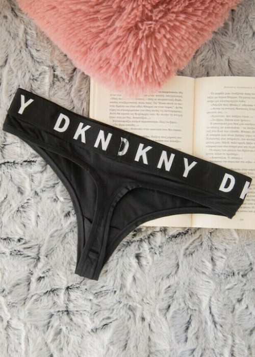 Dona karan string μαύρο