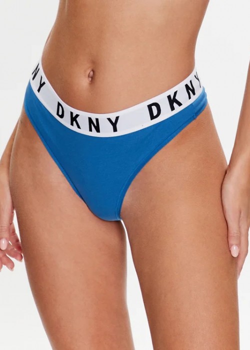 Dona karan string μπλε