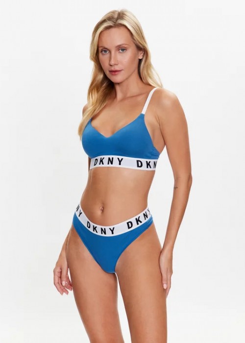 Dona karan string μπλε