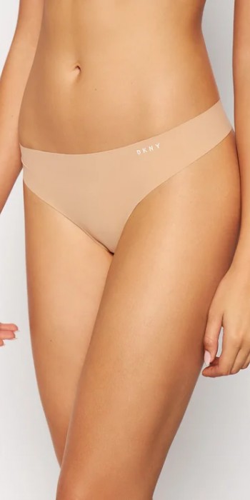 Donna karan laser cut στρινγκ μπεζ  glow