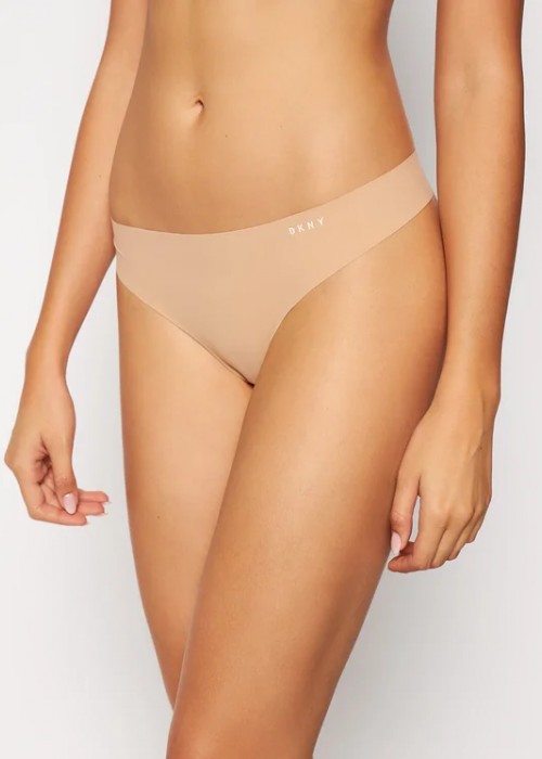 Donna karan laser cut στρινγκ μπεζ  glow