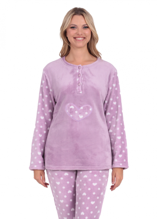 Fluffy pyjamas λιλά
