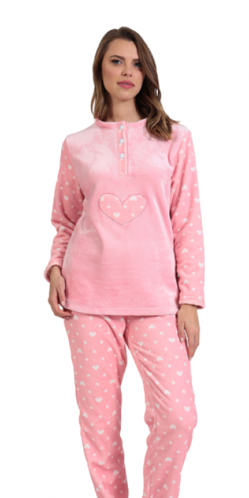 Fluffy pyjamas ροζ