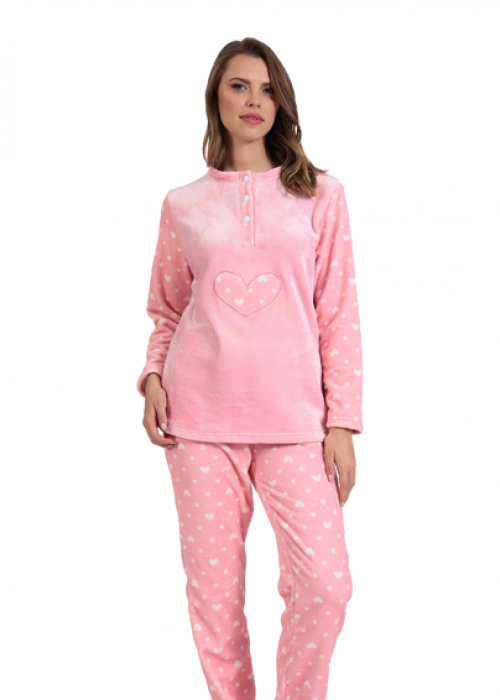 Fluffy pyjamas ροζ