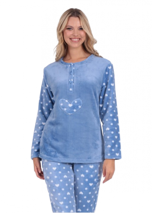 Fluffy pyjamas blue