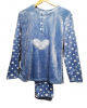 Fluffy pyjamas blue