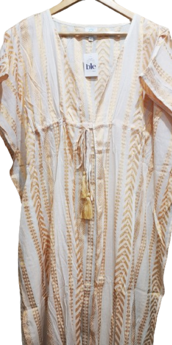 Ble Resort Collection Φόρεμα λευκό μπορνζέ σχέδια