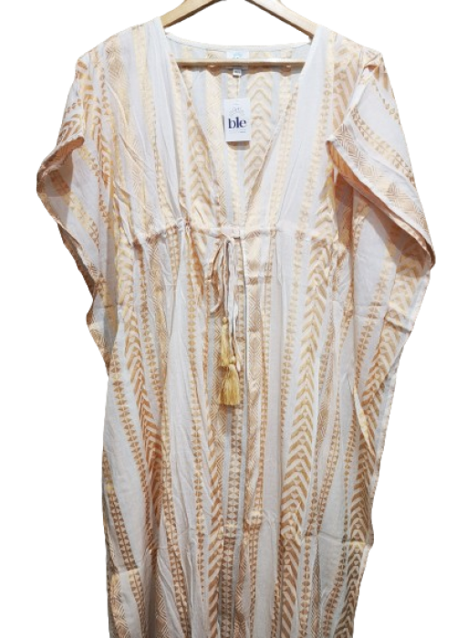 Ble Resort Collection Φόρεμα λευκό μπορνζέ σχέδια