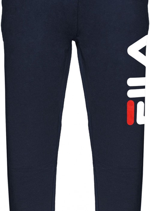μπλε φόρμα με logo fila και φερμουάρ