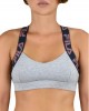 fila bra με χιαστί πλάτη σε γκρι χρώμα