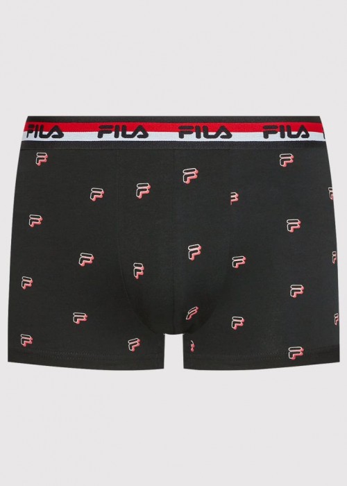 fila boxer μαύρο με logo F 