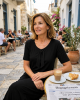 Βισκόζ φόρεμα μαύρο