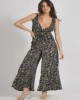 Ble Resort Collection Γυναικεία Αμάνικη Ολόσωμη Φόρμα Μαύρη