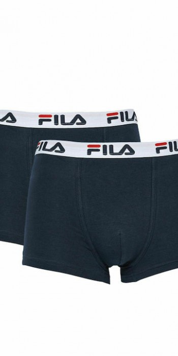 fila boxer δυάδα μπλε 2pack