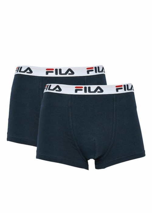 fila boxer δυάδα μπλε 2pack