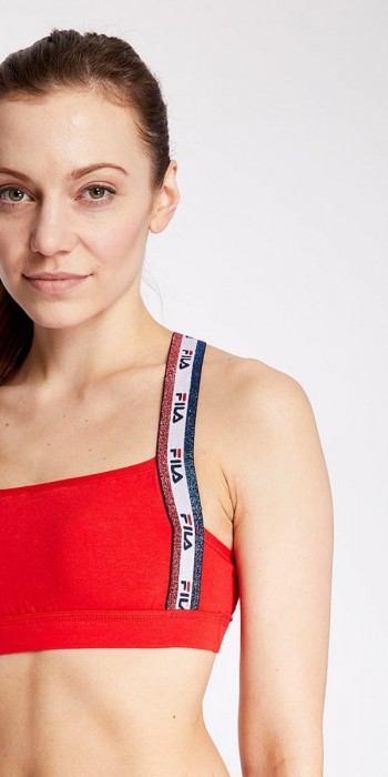 fila bra με χιαστί πλάτη με χρυσόσκονη fila bra με χιαστί πλάτη με χρυσόσκονη