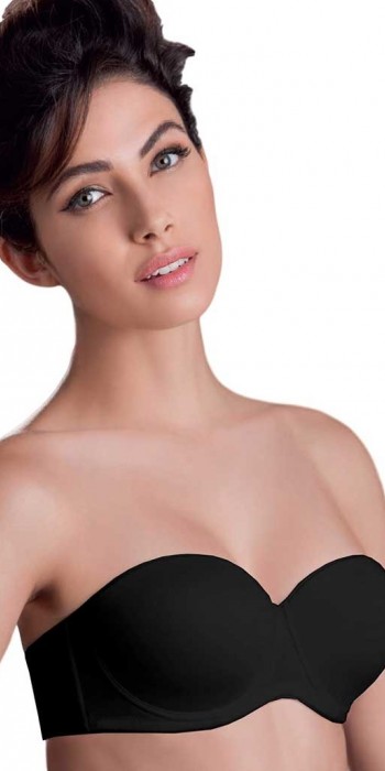 strapless σουτιέν μαύρο