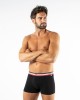 fila boxer με τρίχρωμο λάστιχο μαύρο