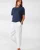 Γυναικείο μπλουζάκι Navy Blue Nautica με λαιμόκοψη