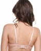 Bralette μπεζ με κόκκινη πεταλούδα από τούλι Bralette μπεζ με κόκκινη πεταλούδα από τούλι